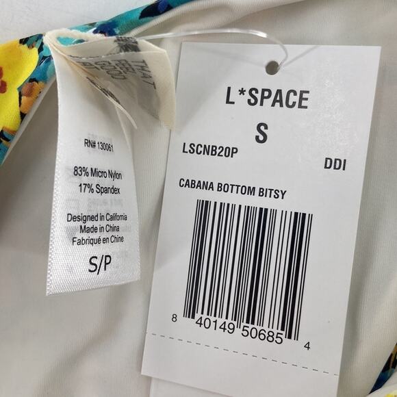 L*Space Printed Cabana Bitsy Bikini Bottom Small - Picture 6 of 8